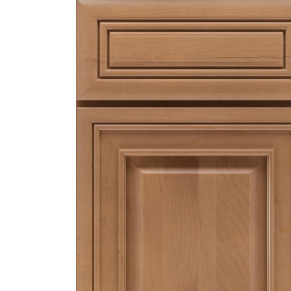 Square Sahara Light Finish Square Cabinets