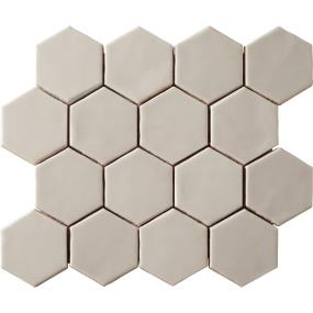 Mosaic Matte Mist Matte Beige/Tan Tile