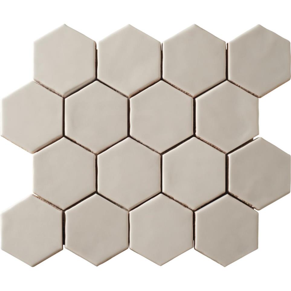 Mosaic Matte Mist Matte Beige/Tan Tile