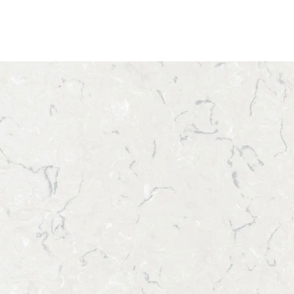 Slab Swanbridge White Quartz Countertops