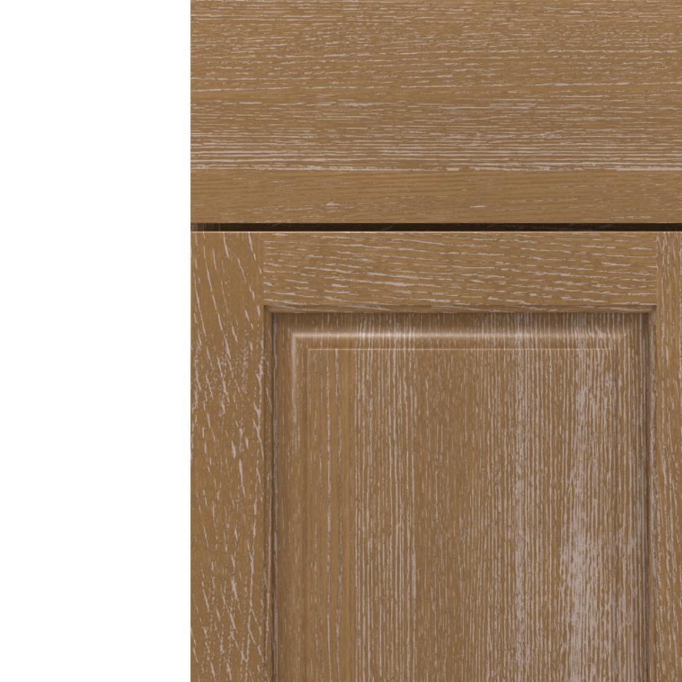 Square Buckskin Brindle Medium Finish Square Cabinets