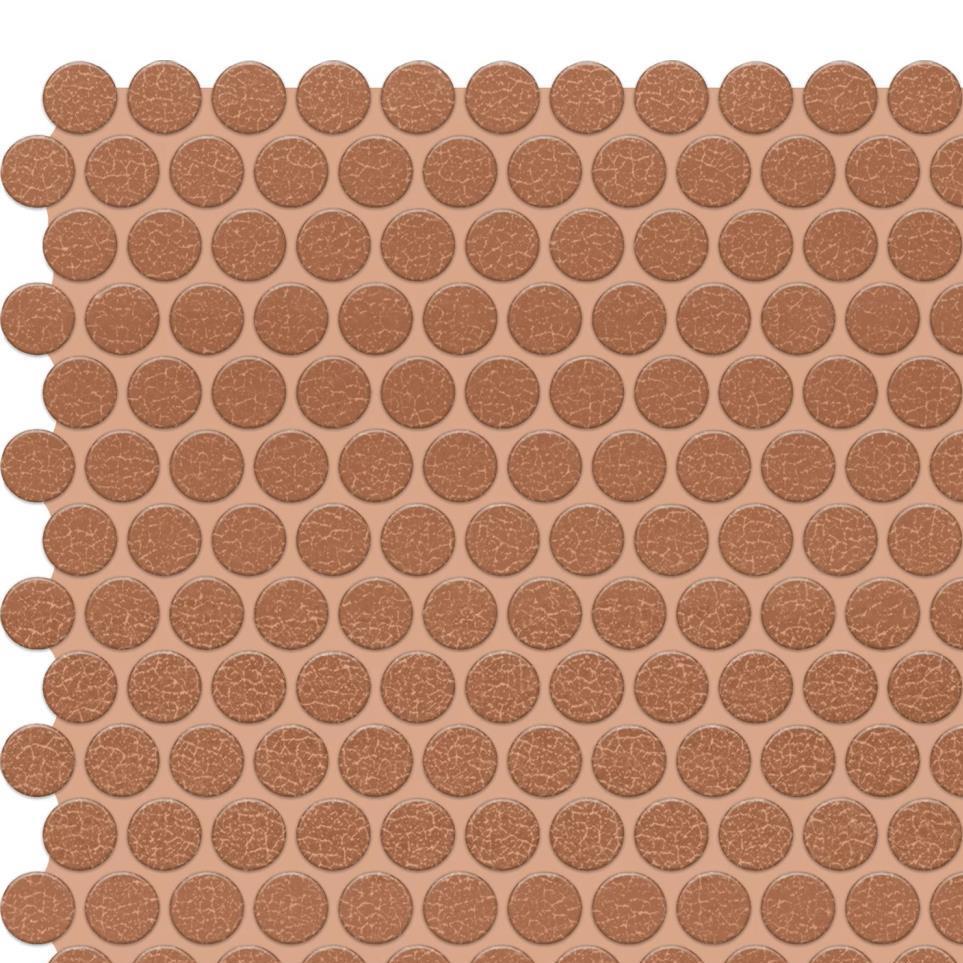 Mosaic Ember Matte Brown Tile