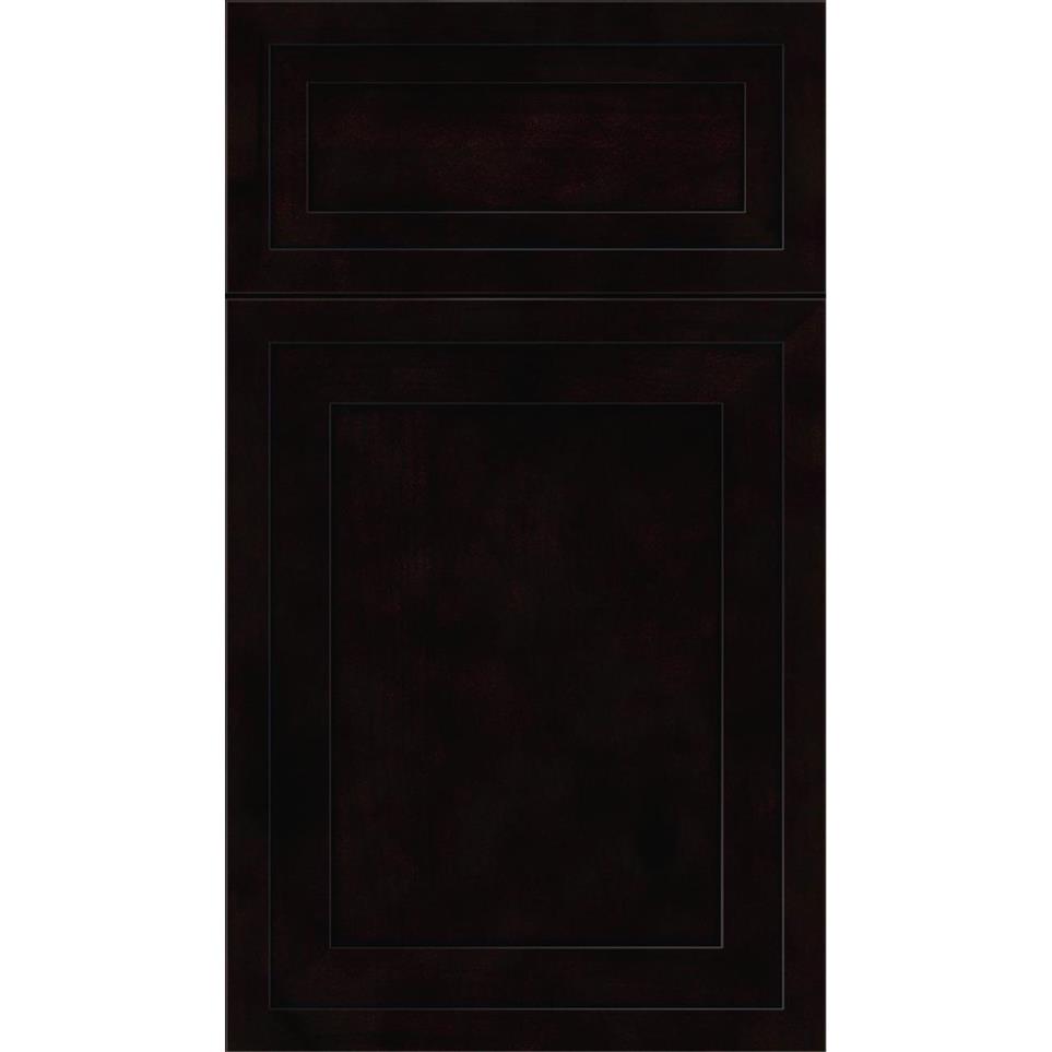 Square Espresso Black Glaze Glaze - Stain Square Cabinets