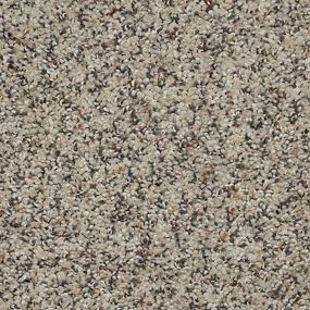 Textured Saxony Paper Moon Beige/Tan Carpet