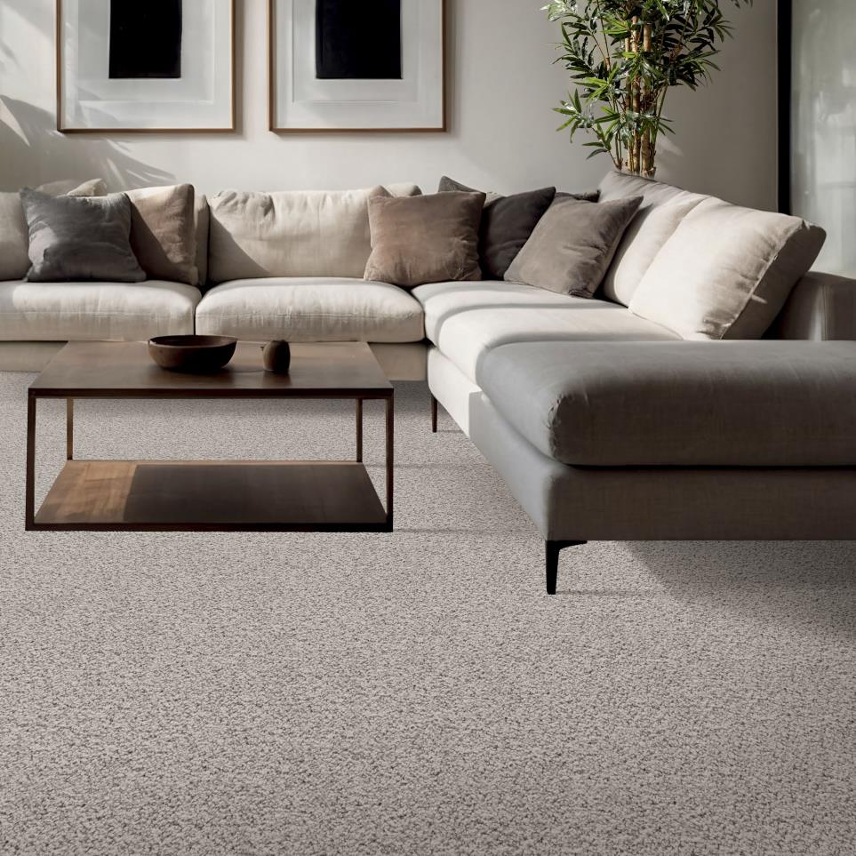 Textured Saxony Corbel Beige/Tan Carpet