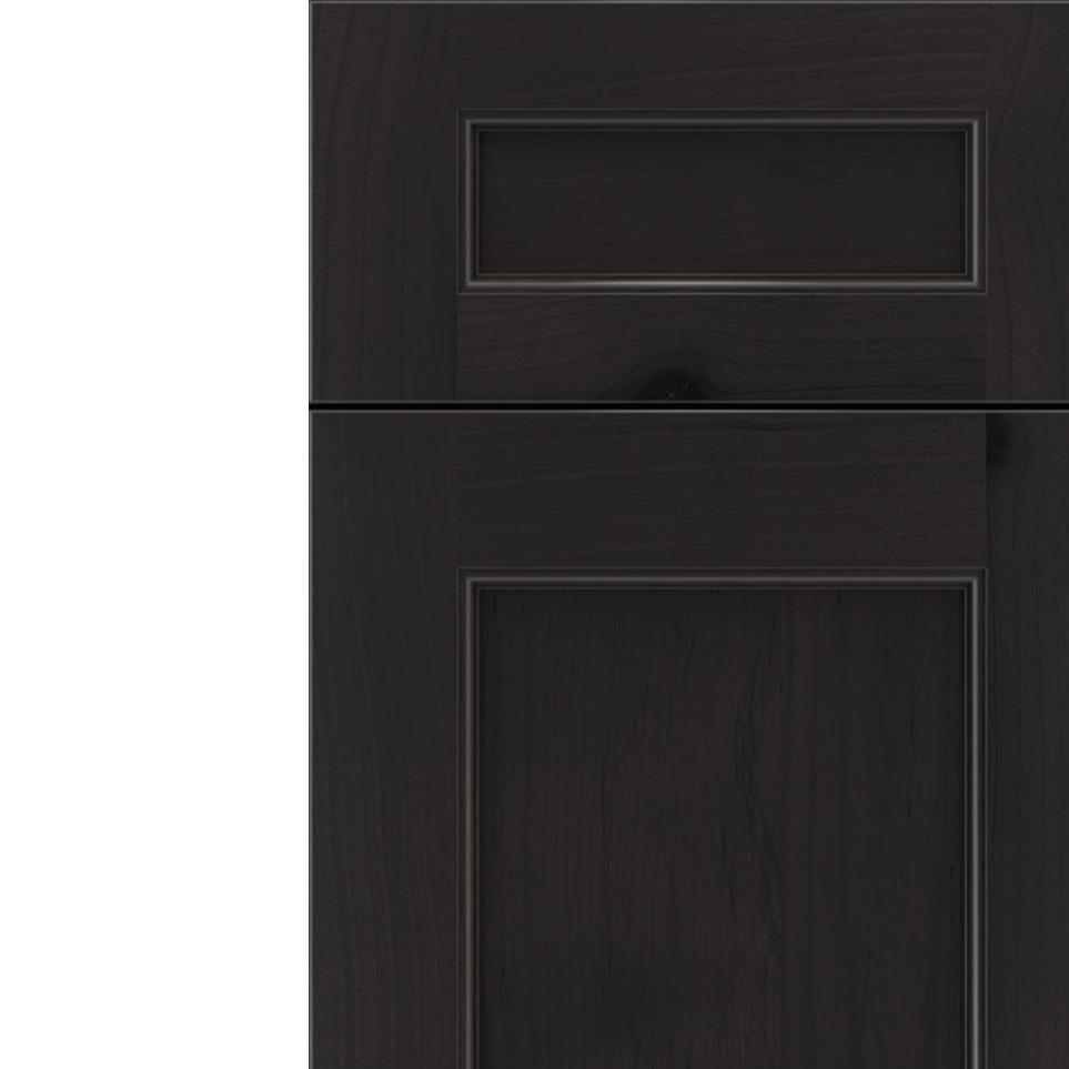 5 Piece Charcoal Dark Finish 5 Piece Cabinets