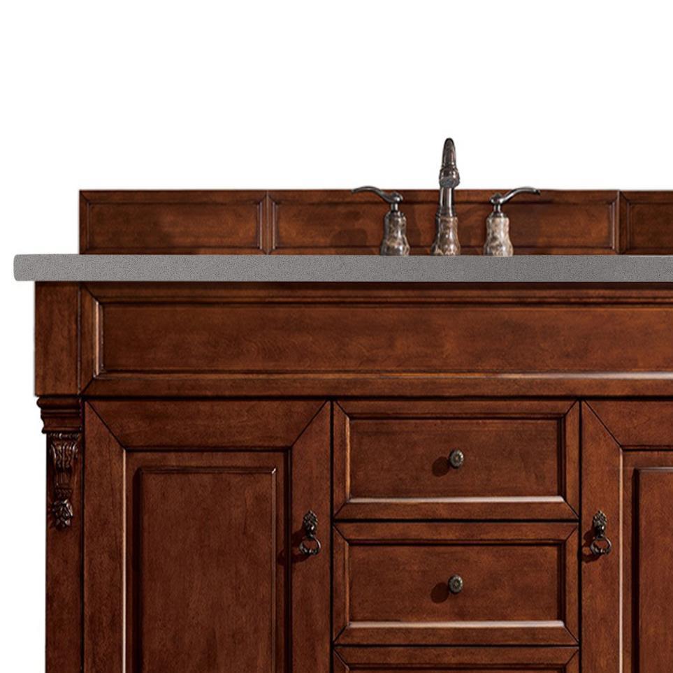 Base with Sink Top Warm Cherry Medium Finish Vanities