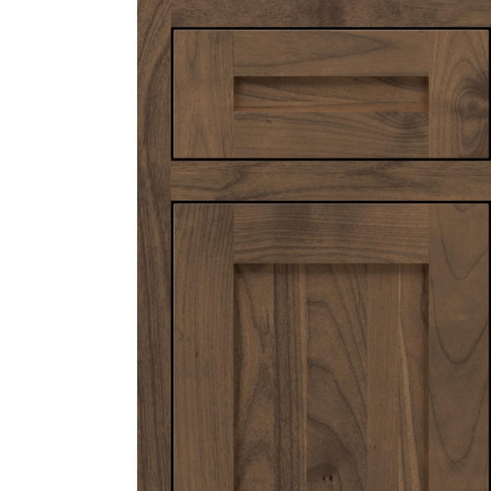 Square Kindling Medium Finish Square Cabinets