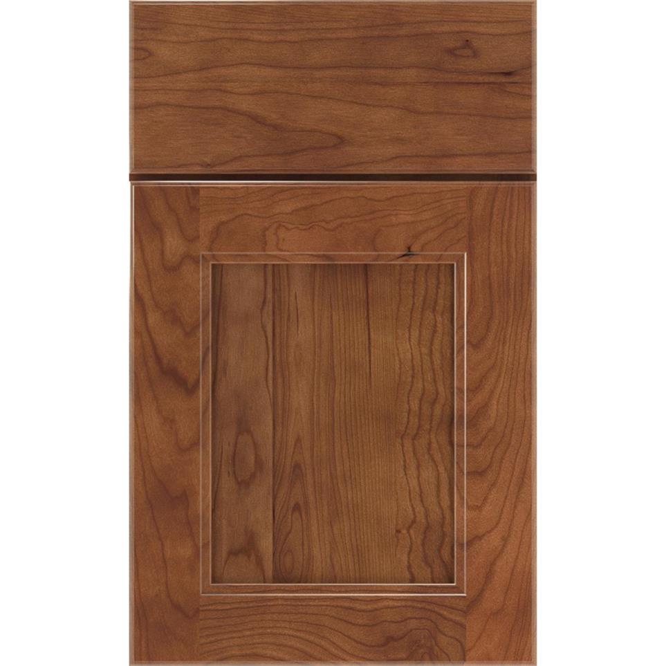 Square Cattail Medium Finish Square Cabinets