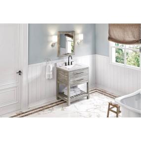 Base with Sink Top Weathered Grey Grey / Black Vanities