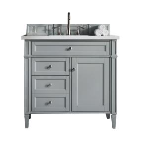 Base with Sink Top Urban Gray Grey / Black Vanities