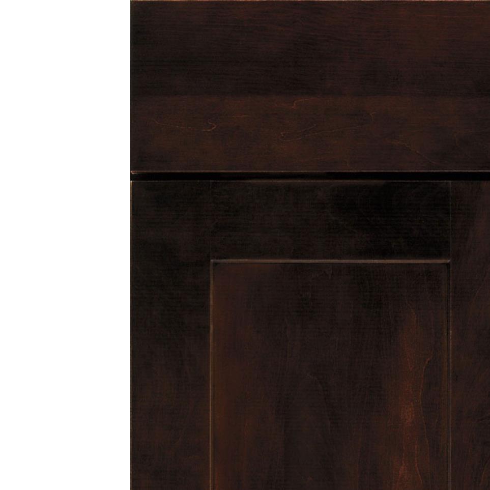 Square Chocolate Dark Finish Square Cabinets