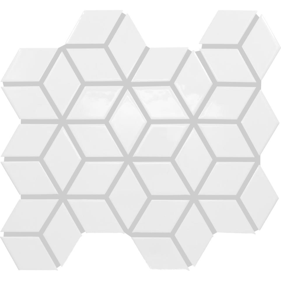 Mosaic Arctic White Glossy White Tile