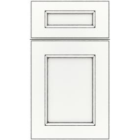 5 Piece Whitecap Black Glaze Glaze - Paint 5 Piece Cabinets