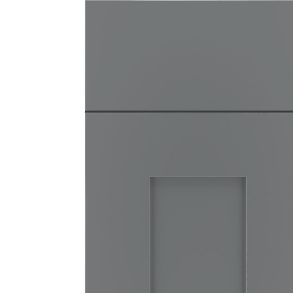 Square Cloudburst Paint - Grey Square Cabinets