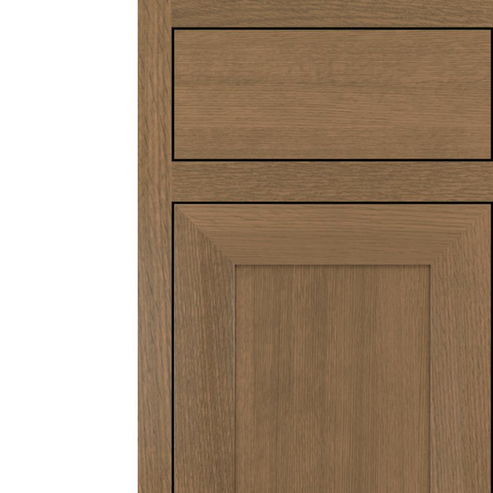 Inset Buckskin Medium Finish Inset Cabinets