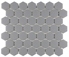 Mosaic Suede Gray Glossy Gray Tile