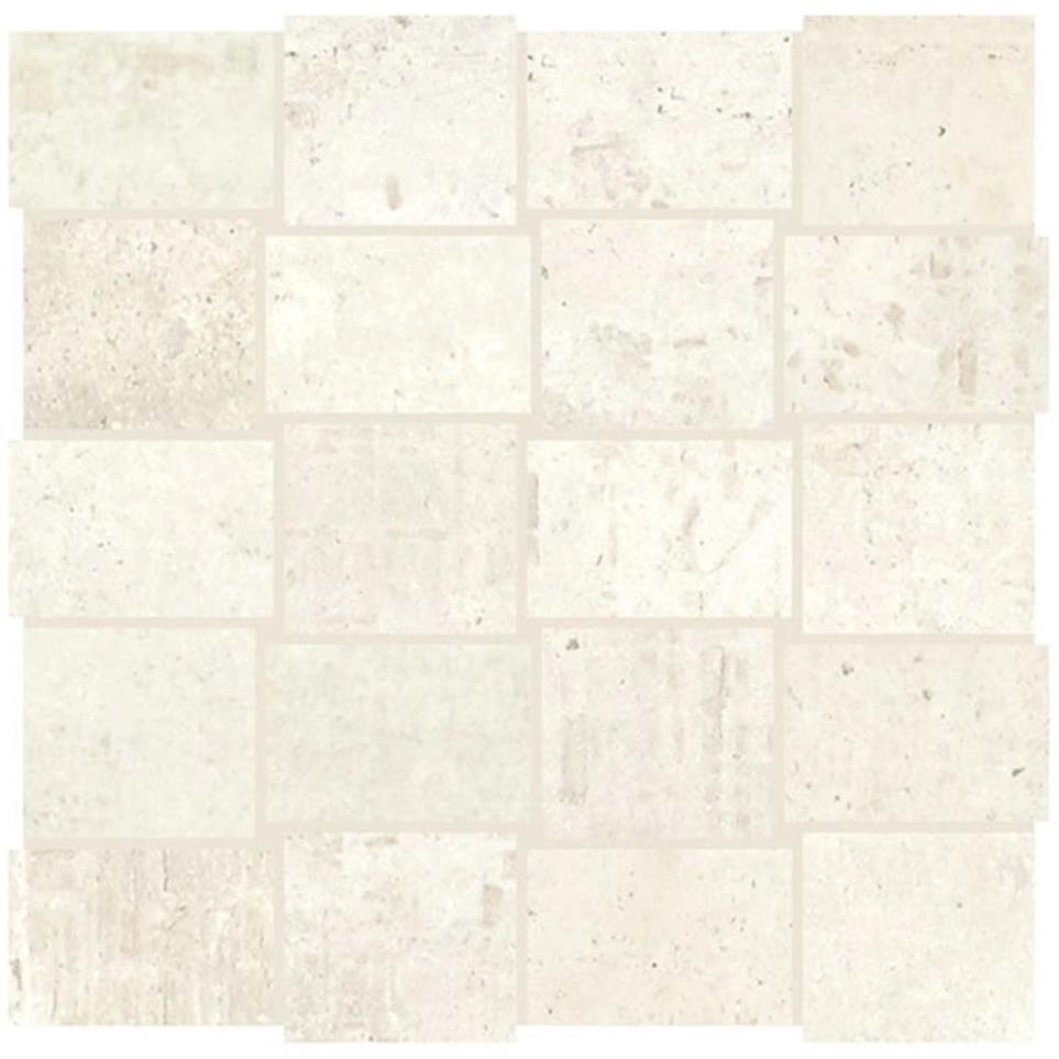 Mosaic Platinum White Matte White Tile