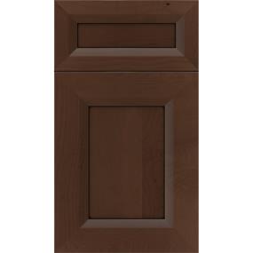 5 Piece Cappuccino Black Glaze Glaze - Stain 5 Piece Cabinets
