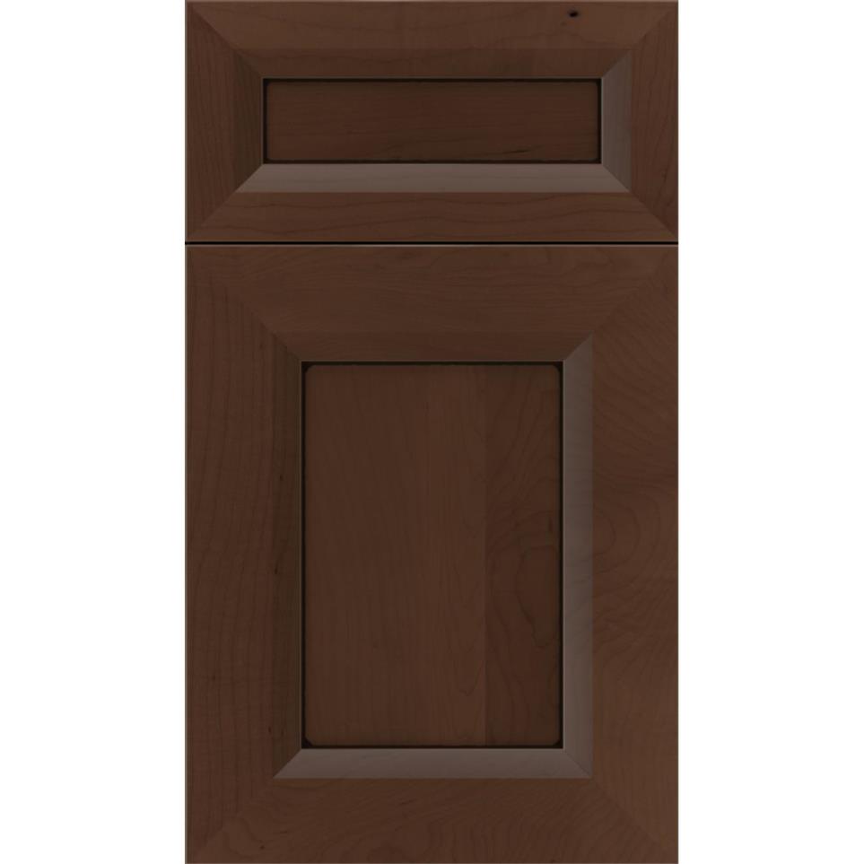 5 Piece Cappuccino Black Glaze Glaze - Stain 5 Piece Cabinets