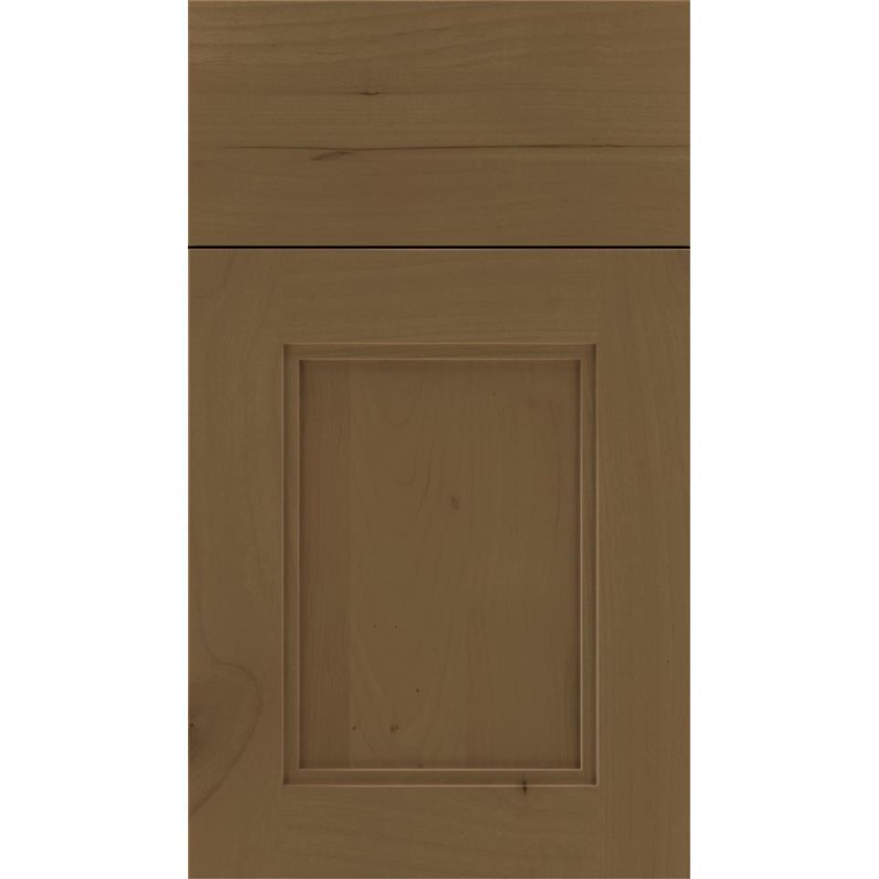 Square Frappe Medium Finish Square Cabinets