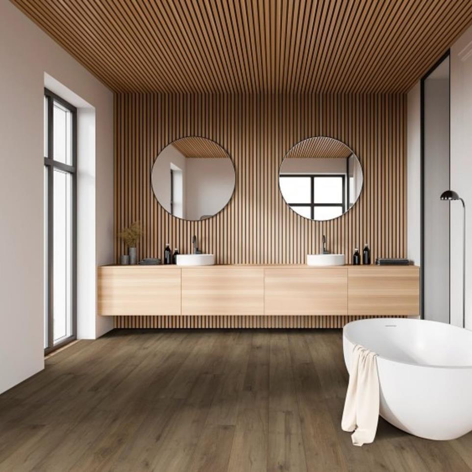 Plank Stonehaven Maple Dark Finish Vinyl