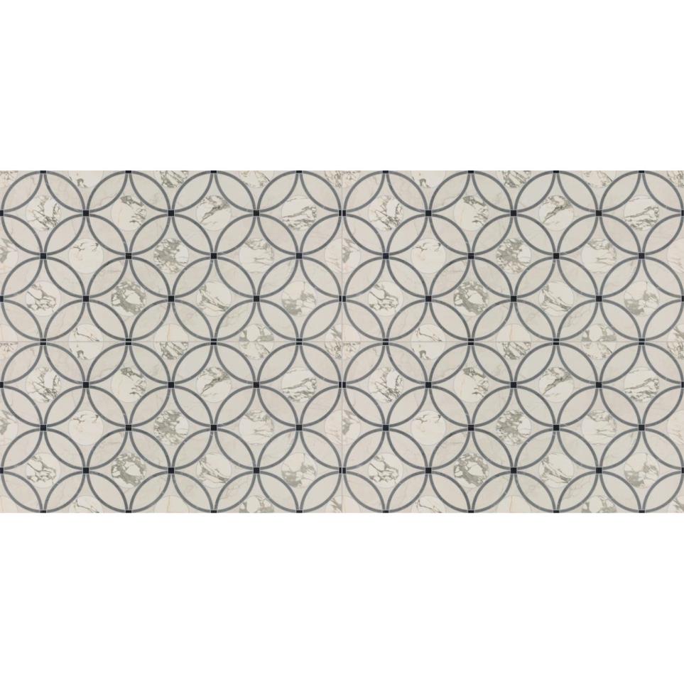 Tile Petal Satin Beige/Tan Tile