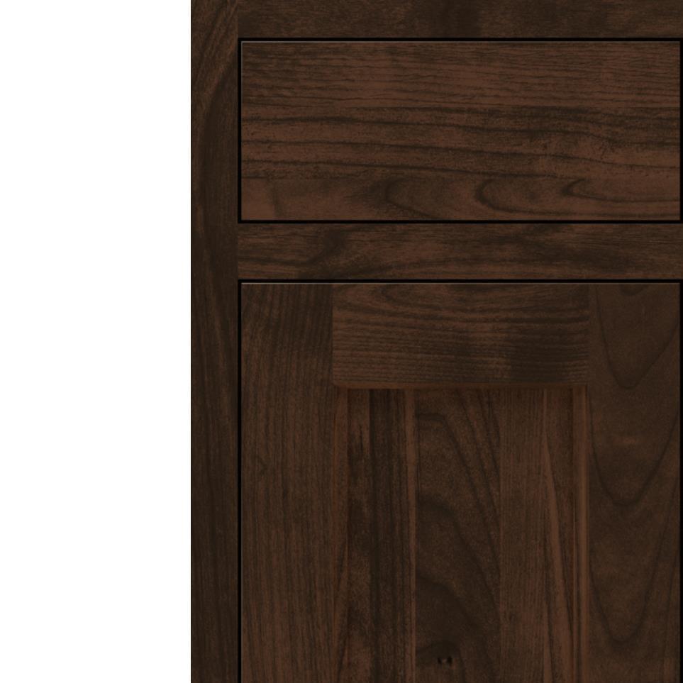 Inset Rodeo Dark Finish Inset Cabinets