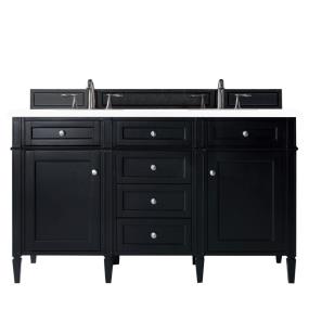 Base with Sink Top Black Onyx Dark Finish Vanities