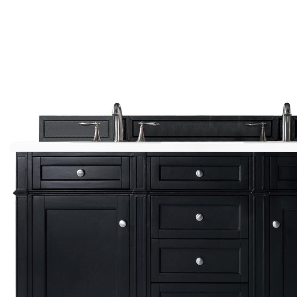 Base with Sink Top Black Onyx Dark Finish Vanities