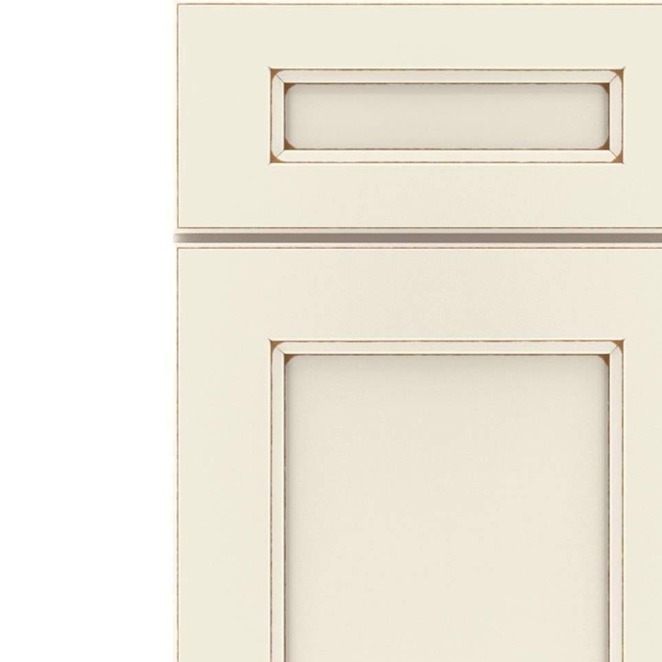 5 Piece Coconut Toasted Almond Glaze - Paint 5 Piece Cabinets