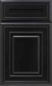 5 Piece Black Specialty Cabinets
