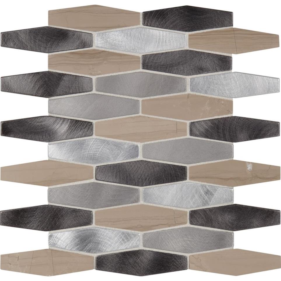 Mosaic Forever Aura Mixed Brown Tile