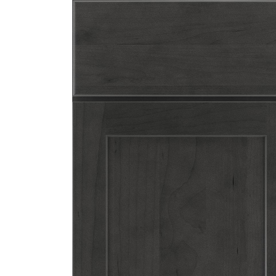 Square Storm Dark Finish Square Cabinets