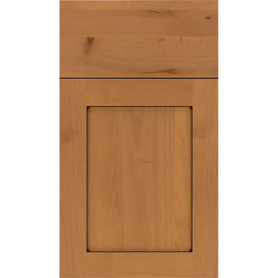 Square Ginger Black Glaze Glaze - Stain Square Cabinets