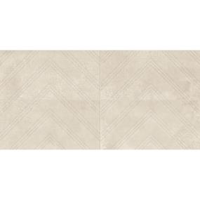 Decoratives and Medallions Sonata White Textured White Tile