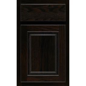 Square Chocolate Dark Finish Square Cabinets