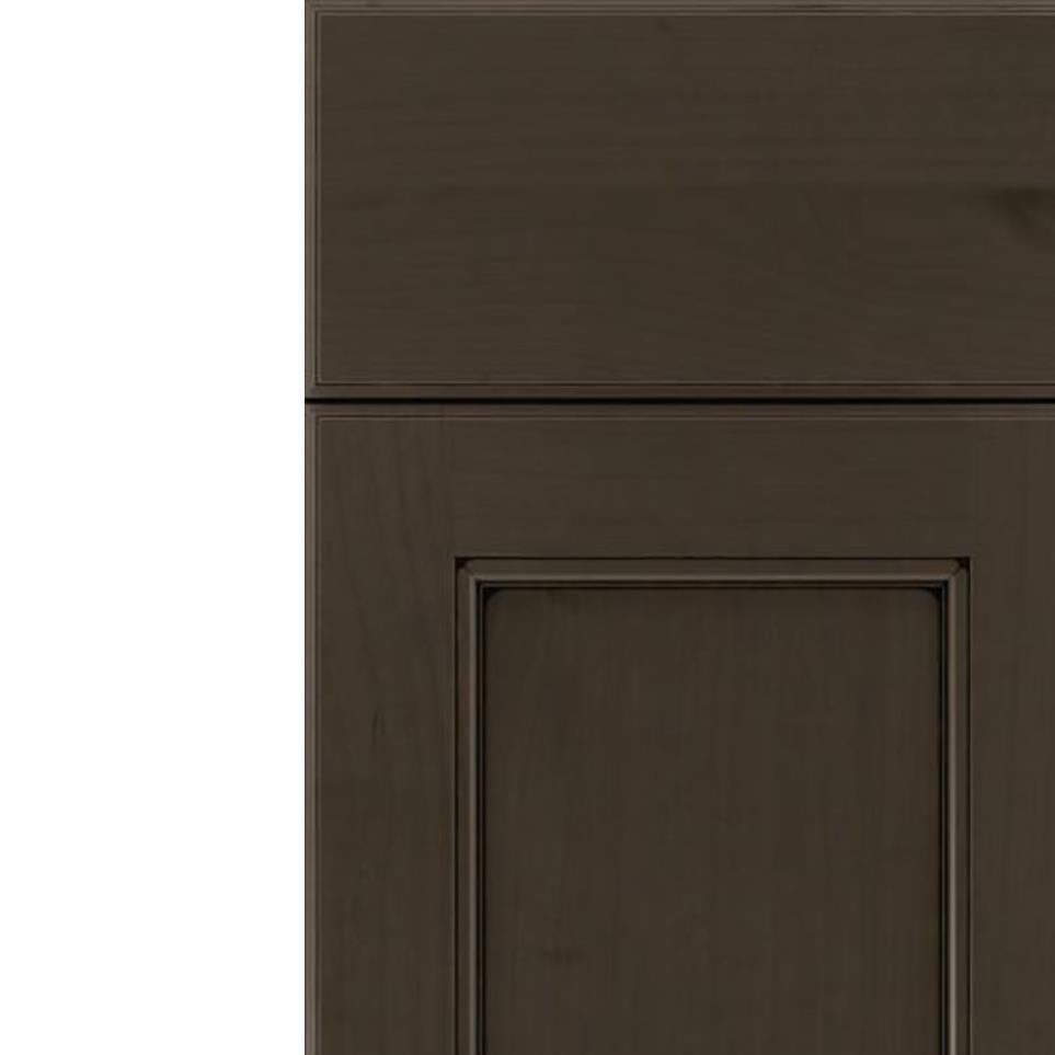 Square Thunder Black Glaze Glaze - Stain Square Cabinets