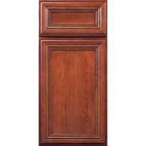 Square Sable Medium Finish Square Cabinets