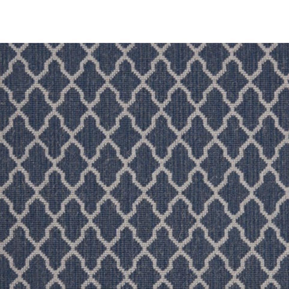 Pattern Indigo Blue Carpet