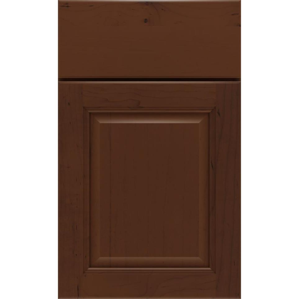 Square Chocolate Dark Finish Square Cabinets