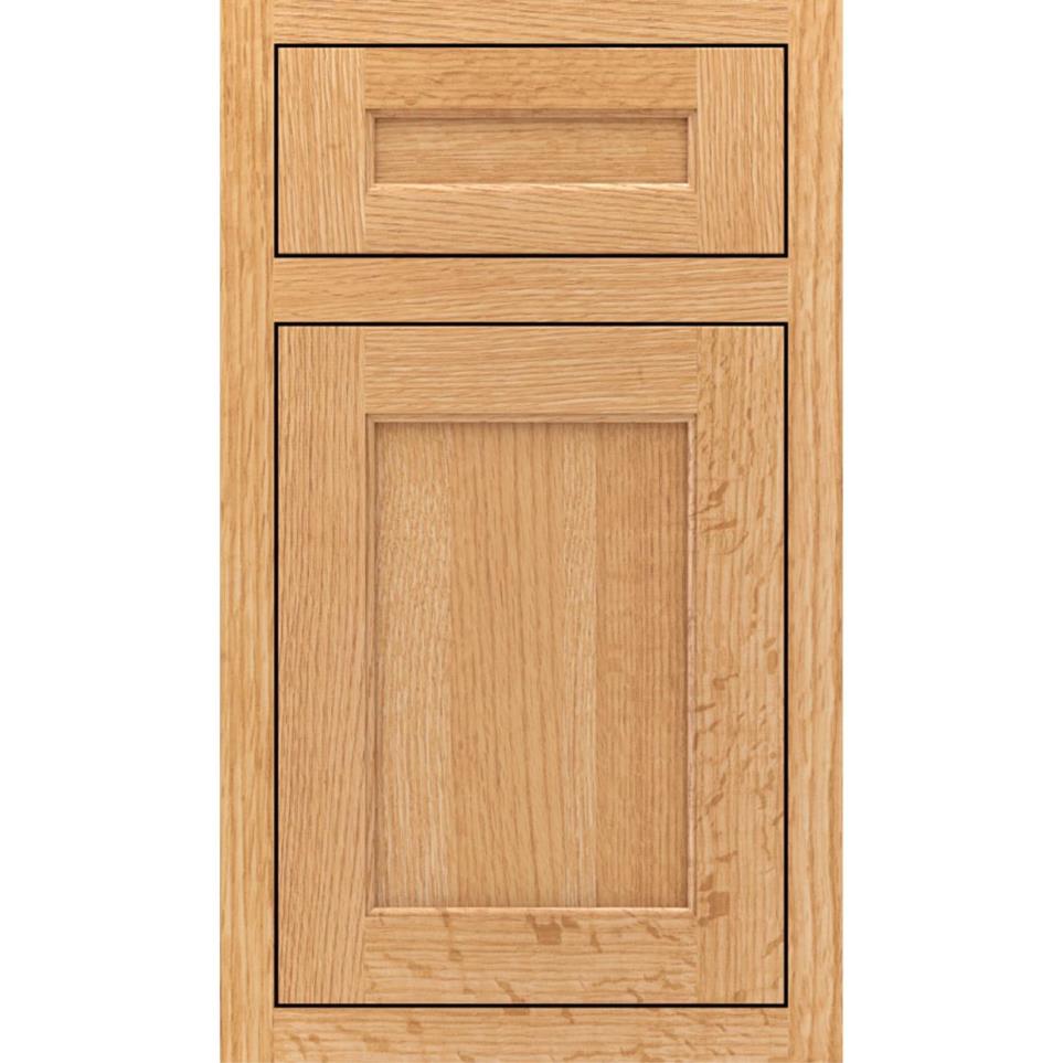 Square Natural Light Finish Square Cabinets