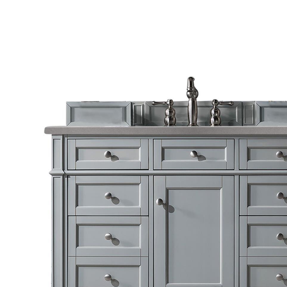 Base with Sink Top Urban Gray Grey / Black Vanities