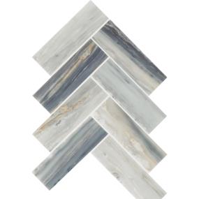 Mosaic Azure Polished Gray Tile