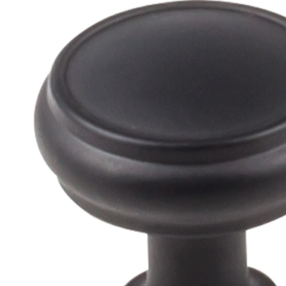 Knob Flat Black Black Knobs