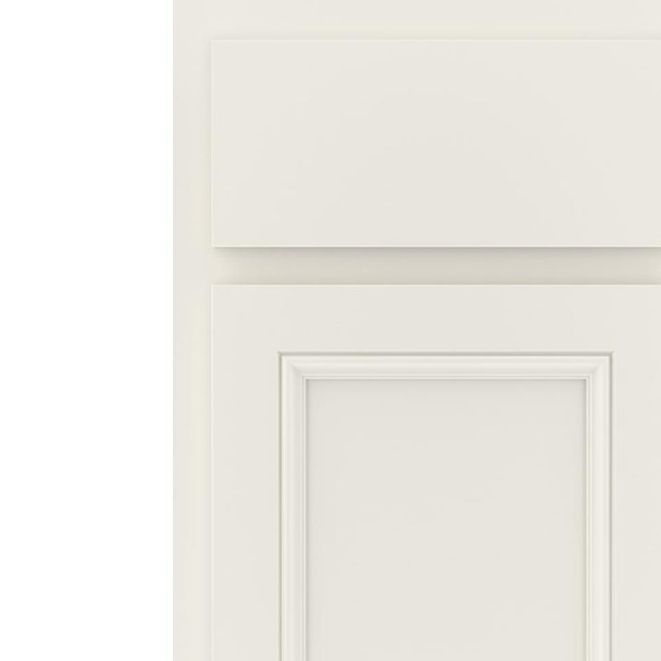 Square Icy Avalanche Paint - White Square Cabinets