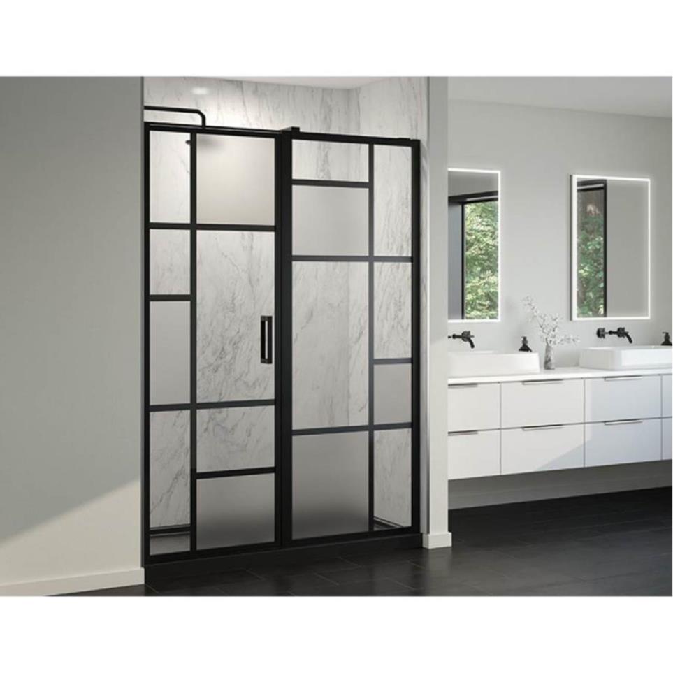 Door Matte Black/Mist/Clear Black Showers