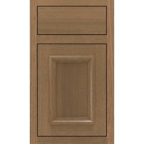 Square Gunny Medium Finish Square Cabinets