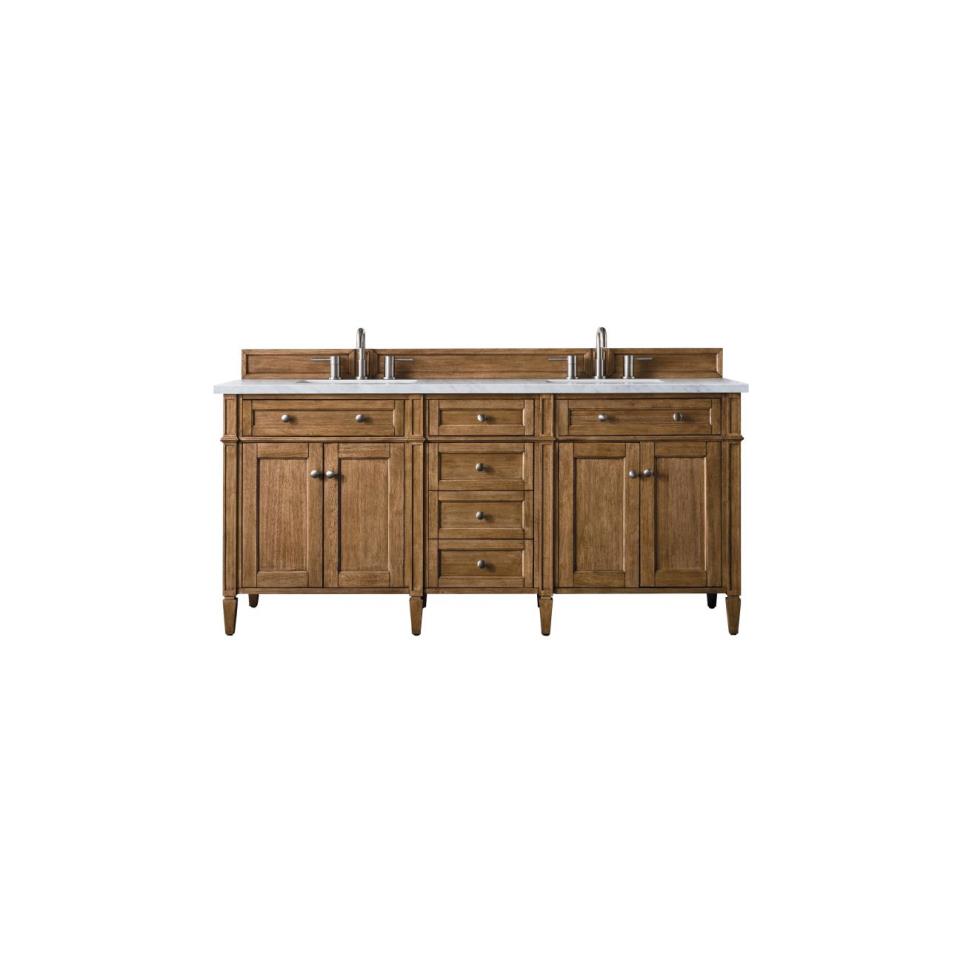 Base with Sink Top Saddle Brown Medium Finish Vanities