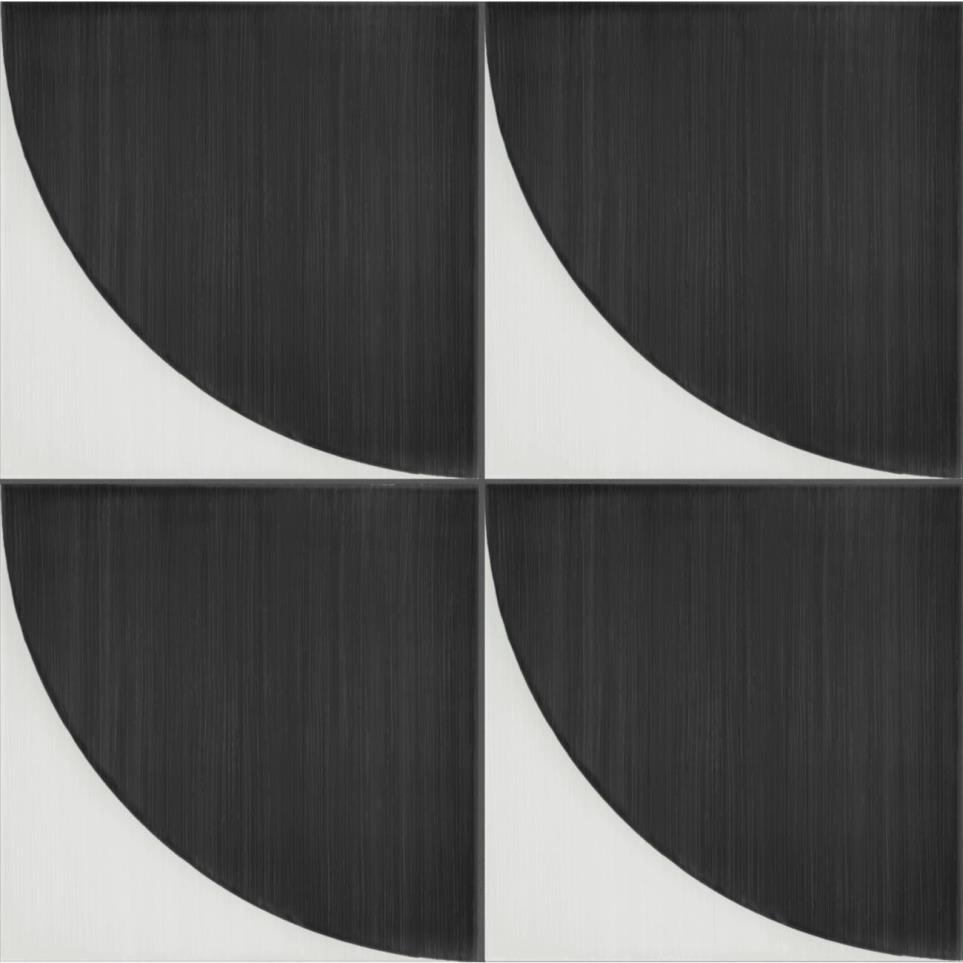 Tile Nero Convex Matte Black Tile